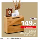 Nachttisch „20up Wood“ im aktuellen Segmüller Prospekt