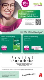 Aktueller mea - meine apotheke Apotheken Prospekt in Rott und Umgebung, "Unsere August-Angebote" mit 4 Seiten, 01.08.2025 - 31.08.2025