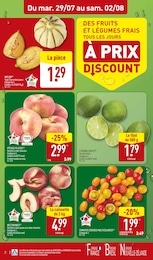 Prix et réduction Tomate dans le prospectus Aldi en cours Offre Tomate dans le catalogue Aldi du moment à la page 2