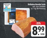 Delikatess Kasseler Lachs im Angebot bei EDEKA in Gera Delikatess Kasseler Lachs Angebote bei EDEKA Gera für 8,99 €