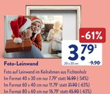 Foto-Leinwand Angebote bei ALDI SÜD Kleve für 3,79 €