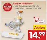Aluguss Fleischwolf im Angebot bei Netto Marken-Discount in Aachen Aluguss Fleischwolf Angebote bei Netto Marken-Discount Aachen für 14,99 €