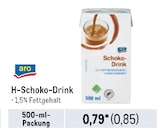 H-Schoko-Drink von aro im aktuellen Metro Prospekt für 0,85 €