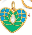pendentif topaze et laque à 172,00 € dans le catalogue E.Leclerc