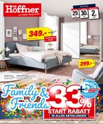 Höffner Prospekt für Ratingen mit 8 Seiten Höffner Prospekt für Ratingen: "Family & Friends - 33% Start-Rabatt in allen Abteilungen", 8 Seiten, 27.05.2020 - 02.06.2020