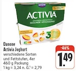 Aktuelles Activia Joghurt Angebot bei nah und gut in Würzburg ab 1,49 €