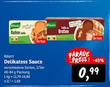 Delikatess Sauce bei Konsum im Dresden Prospekt für 0,99 €