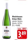 E center Neunkirchen - Rheinhessen Erben Wein Angebot im Prospekt Rheinhessen Erben Wein bei E center im Neunkirchen Prospekt für 3,49 €
