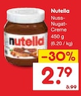 Aktuelle Nutella Angebote bei Netto Marken-Discount in Weißenfels Aktuelles Nuss-Nugat-Creme Angebot bei Netto Marken-Discount in Weißenfels ab 2,79 €