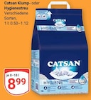 Klump- oder Hygienestreu im Angebot bei GLOBUS in Braunschweig Klump- oder Hygienestreu Angebote von CATSAN bei GLOBUS Braunschweig für 8,99 €
