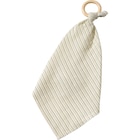 dm-drogerie markt Dortmund - Kuscheltuch mit Holzring & Ringel-Muster, grün Angebot im Prospekt Kuscheltuch mit Holzring & Ringel-Muster, grün bei dm-drogerie markt im Dortmund Prospekt für 4,50 €