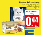 Katzennahrung Gold von Gourmet im aktuellen EDEKA Prospekt für 0,44 €