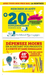 Loisirs Créatifs Angebote im Prospekt "La rentrée À PRIX BAS" von Super U auf Seite 2