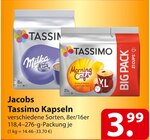 Jacobs Tassimo Kapseln im Angebot bei famila Nordost in Lüneburg Jacobs Tassimo Kapseln Angebote bei famila Nordost Lüneburg für 3,99 €