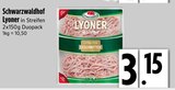 Lyoner im E xpress Prospekt Lyoner in Streifen von Schwarzwaldhof im aktuellen E xpress Prospekt für 3,15 €