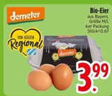 Bio-Eier im Angebot bei EDEKA in Kempten Bio-Eier Angebote von demeter bei EDEKA Kempten für 3,99 €
