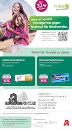 mea - meine apotheke Prospekt für Oberhausen: "Unsere Oktober-Angebote", 4 Seiten, 01.10.2025 - 31.10.2025