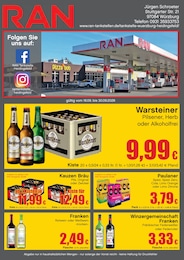 RAN Prospekt für Würzburg mit 4 Seiten RAN Prospekt für Würzburg: "RAN", 4 Seiten, 16.09.2026 - 30.09.2026