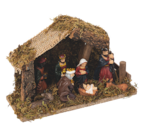 Crèche à led 7 santons dans le catalogue Maxi Bazar