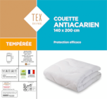 Couette "Anti-acarien" - TEX HOME en promo chez Carrefour Vincennes à 26,24 €