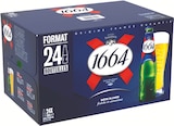 Bière Blonde - 1664 - Intermarché Super à Troyes Bière Blonde - 1664 en promo chez Intermarché Super Troyes à 10,68 €