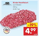 Aktuelles Rinder Hackfleisch Angebot bei Netto Marken-Discount in Mönchengladbach ab 4,99 €