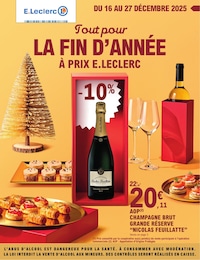 Catalogue Supermarchés de E.Leclerc à Les Arcs, avec 72 pages Prospectus Supermarchés de E.Leclerc à Les Arcs: "Tout pour LA FIN D'ANNÉE À PRIX E.LECLERC", 72 pages, 16/12/2025 - 27/12/2025