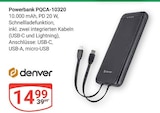 Powerbank PQCA-10320 im Angebot bei GLOBUS in Oberhausen Powerbank PQCA-10320 Angebote von denver bei GLOBUS Oberhausen für 14,99 €