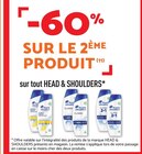 -60% sur le 2ème produit sur tout HEAD & SHOULDERS - HEAD & SHOULDERS dans le catalogue Netto