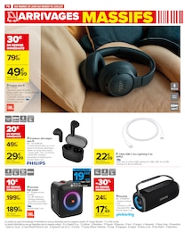 Prix et réduction Casque Sans Fil dans le prospectus Carrefour en cours Offre Casque Sans Fil dans le catalogue Carrefour du moment à la page 80