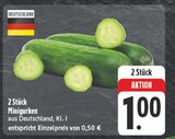 EDEKA Altenburg - Minigurken Angebot im Prospekt Minigurken bei EDEKA im Altenburg Prospekt für 0,50 €