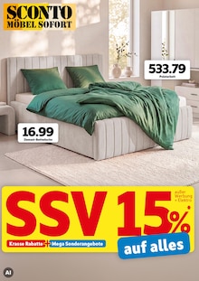 Sconto SB Prospekt 15% auf alles mit 1 Seite