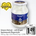 Speisequark Magerstufe bei EDEKA im Prospekt "" für 1,49 €