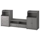 TV-Kombination grau im Angebot bei IKEA in Fürth TV-Kombination grau Angebote von HAUGA bei IKEA Fürth für 372,00 €