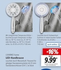 LED-Handbrause von LIVARNO home im aktuellen Lidl Prospekt für 9,99 €