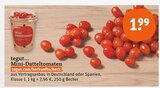 Aktuelle Tomaten Angebote bei tegut in Erfurt Aktuelles Mini-Datteltomaten Angebot bei tegut in Erfurt ab 1,99 €