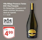 Prosecco Teviso DOC Vina Frizzante Angebote von Villa Rillago bei GLOBUS Gera für 4,99 €