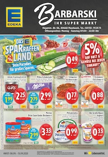 EDEKA Prospekt der Woche "Aktuelle Angebote" Seite 1, 08.09.2025 bis 13.09.2025 für Meerbusch Aktueller EDEKA Prospekt "Aktuelle Angebote" Seite 1 von 24 Seiten für Meerbusch