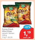 Ofen Chips von funny-frisch für 1,19 € bei budni im Angebot Ofen Chips von funny-frisch im aktuellen budni Prospekt