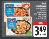 King Prawns Mild Chili Angebote von Escal bei EDEKA Görlitz für 3,49 €