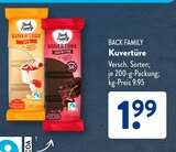 Kuvertuere im ALDI SÜD Prospekt Kuvertüre Weiß von Back Family im aktuellen ALDI SÜD Prospekt für 1,99 €