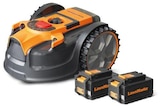 Robot tondeuse LawnMaster VBRM16 avec 2 batteries 24 V - 4 Ah à Castorama dans Vougy