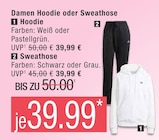 Damen Hoodie oder Sweathose  im aktuellen Marktkauf Prospekt für 39,99 €