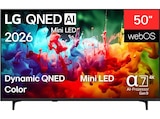 50QNED72B6B QNED TV (Flat, 50 Zoll / 127 cm, UHD 4K, SMART TV) von LG im aktuellen MediaMarkt Saturn Prospekt für 399,00 €