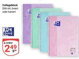 Collegeblock im Angebot bei GLOBUS in Oberursel Collegeblock Angebote von Oxford bei GLOBUS Oberursel für 2,49 €