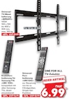 Universal-TV-Wandhalterung im Angebot bei Kaufland in Cuxhaven Universal-TV-Wandhalterung Angebote von ONE FOR ALL bei Kaufland Cuxhaven für 6,99 €