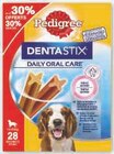 Bâtonnets Moyen Chien Dentastix - PEDIGREE en promo chez Super U Bâtonnets Moyen Chien Dentastix - PEDIGREE dans le catalogue Super U