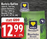 Aktuelles Barista Kaffee Brazil Angebot bei EDEKA in Düsseldorf ab 12,99 €