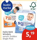 Hallo Welt Windeln Angebote von Budni Marke bei budni Stade für 5,19 €