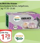Knoblauch Angebote von Globus Bio bei GLOBUS Mannheim für 1,29 €